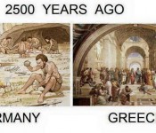 Acum 2500 de ani: Germania - Grecia